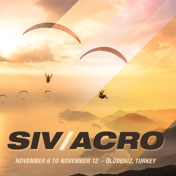 SIV acro paragliding course